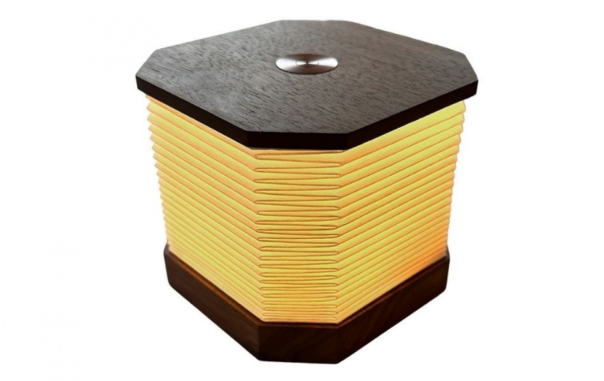 Smart Living Pop-up Lamp Walnut Wood in the group Home & Interior / Lighting & Lanterns at Campmarket (82758)