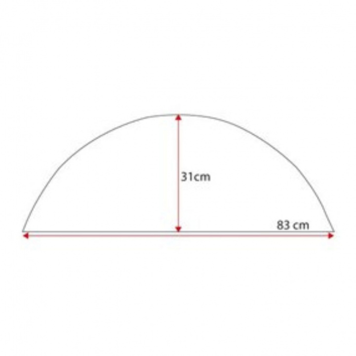 Isabella Wheel Arch Cover Single Tabbert, Knaus, Weinsberg in the group Awning & Canopies / Accessories-Parts / Fitting piece & Coats / Wheelhouse covers at Campingvaruhuset i Norden AB (82773)