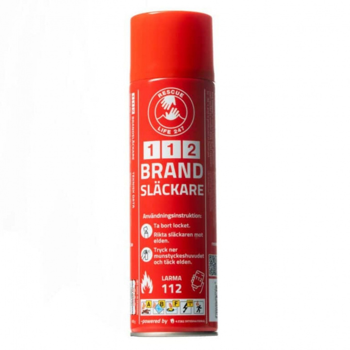 Small 112 Fire Extinguisher in the group Other / Security / Fire Extinguishers & Smoke Detectors at Campmarket (82786)