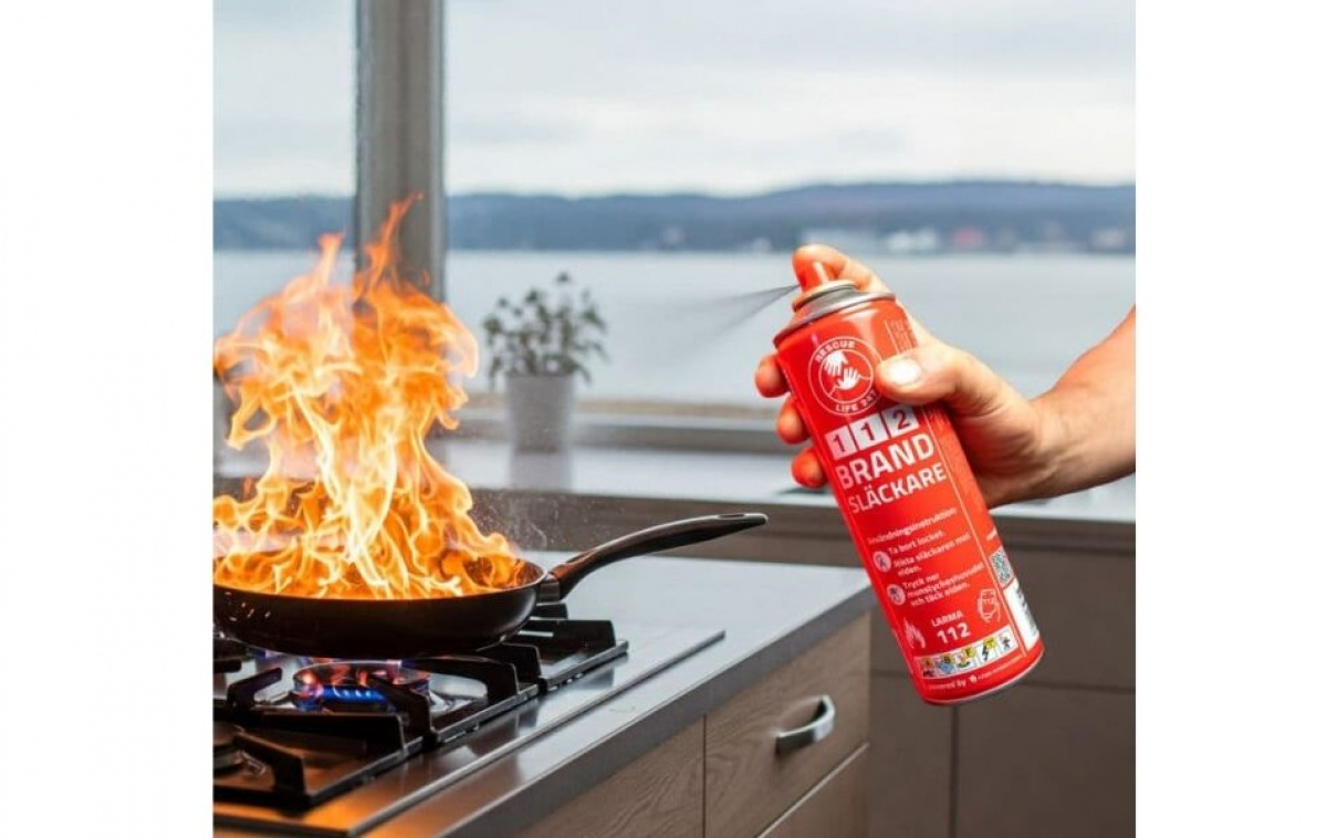 Small 112 Fire Extinguisher in the group Other / Security / Fire Extinguishers & Smoke Detectors at Campmarket (82786)