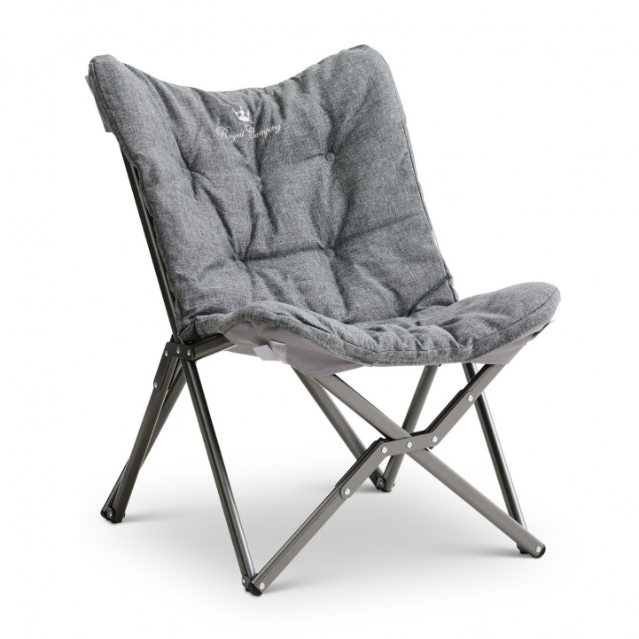 Royal Camping Armchair Castillo Grey in the group Camping furniture / Camping chairs / Other Chairs at Campmarket (82795)