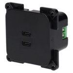 Wall Outlet Double USB-C C-line