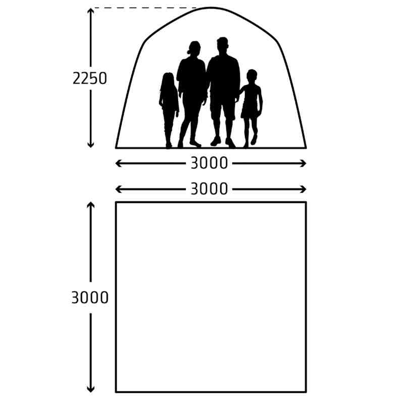 Dometic Air Shelter 300 | Buy at Campmarket