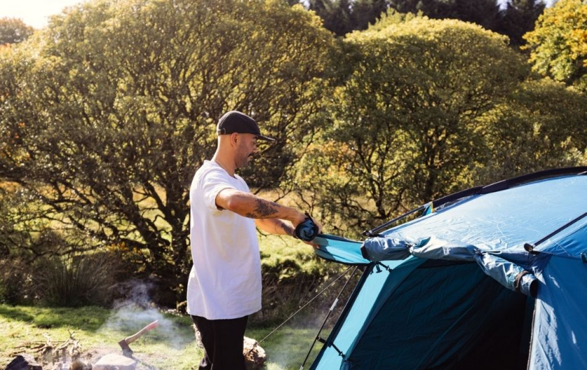 Kampa Mossborn 03 Aegean in the group Outdoor / Camping tent at Campingvaruhuset i Norden AB (82942)