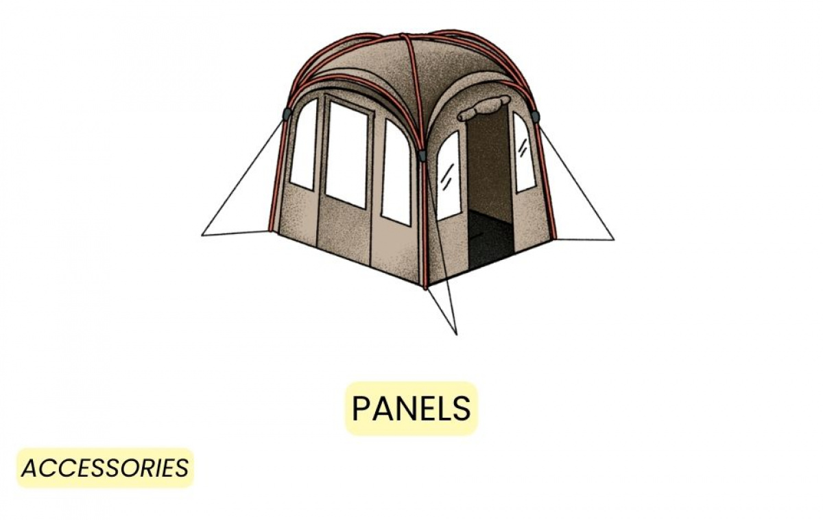 Kampa MOD 250 Dune in the group Outdoor / Camping tent at Campingvaruhuset i Norden AB (82944)