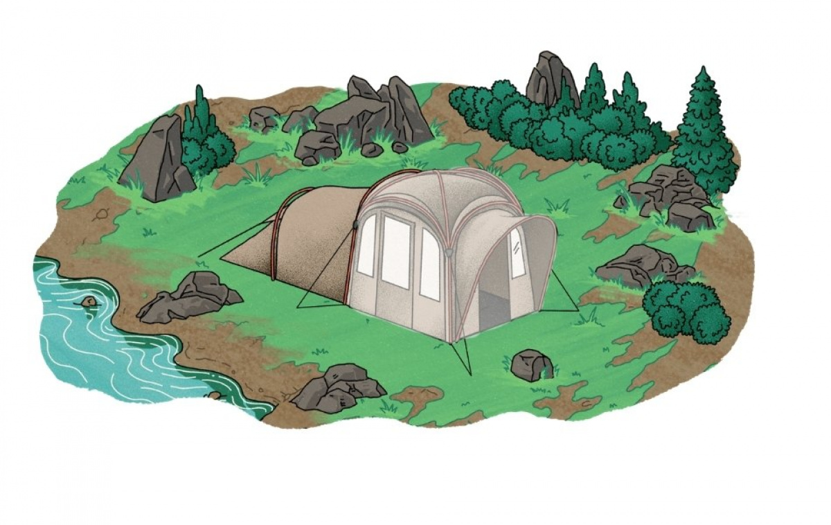 Kampa MOD 250 Dune - Annexe in the group Outdoor / Camping tent / Camping tent accessories at Campingvaruhuset i Norden AB (82945)