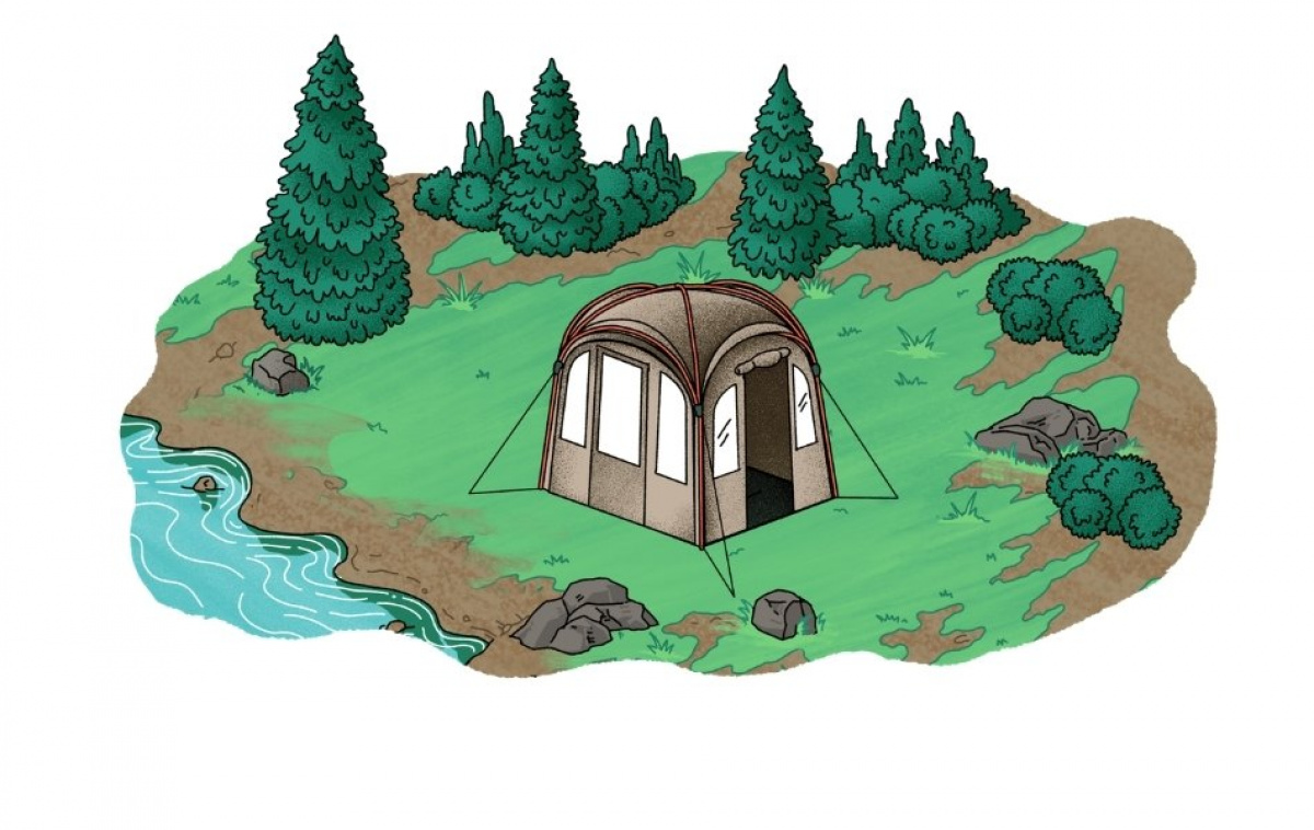 Kampa MOD 250 Dune - Panel in the group Outdoor / Camping tent / Camping tent accessories at Campmarket (82949)