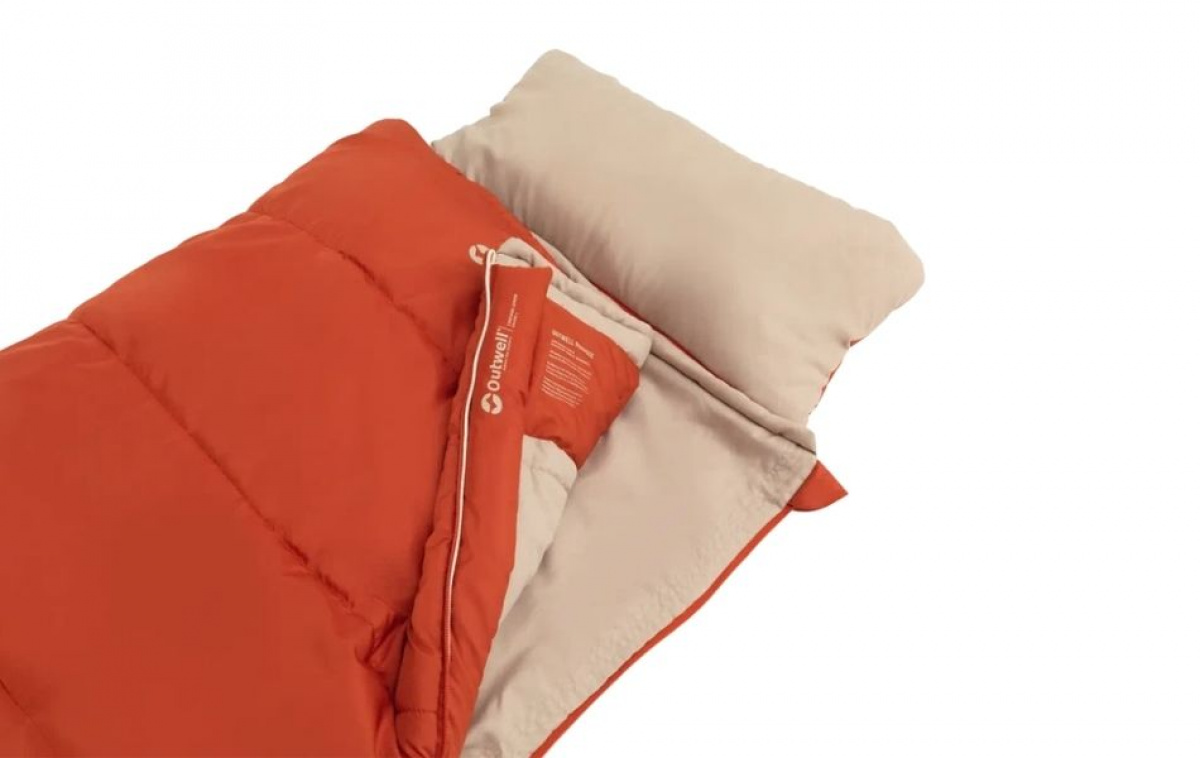 Outwell Sleeping Bag Contour Junior Red in the group Outdoor / Sleeping Equipment at Campingvaruhuset i Norden AB (83111)