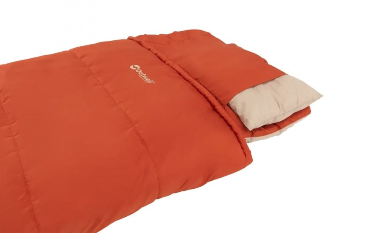 Outwell Sleeping Bag Contour Junior Red in the group Outdoor / Sleeping Equipment at Campingvaruhuset i Norden AB (83111)