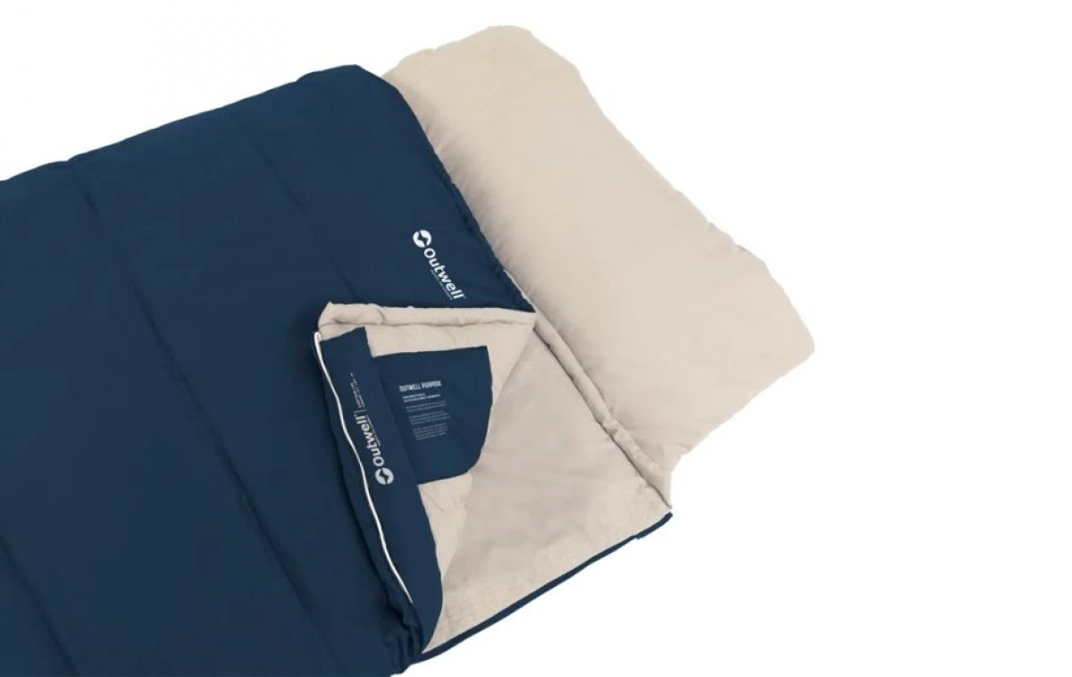 Outwell Sleeping Bag Contour Lux Deep Blue in the group Outdoor / Sleeping Equipment at Campingvaruhuset i Norden AB (83113)