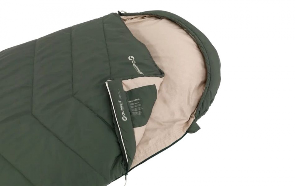 Outwell Sleeping Bag Caldera Lux Green in the group Outdoor / Sleeping Equipment at Campingvaruhuset i Norden AB (83123)