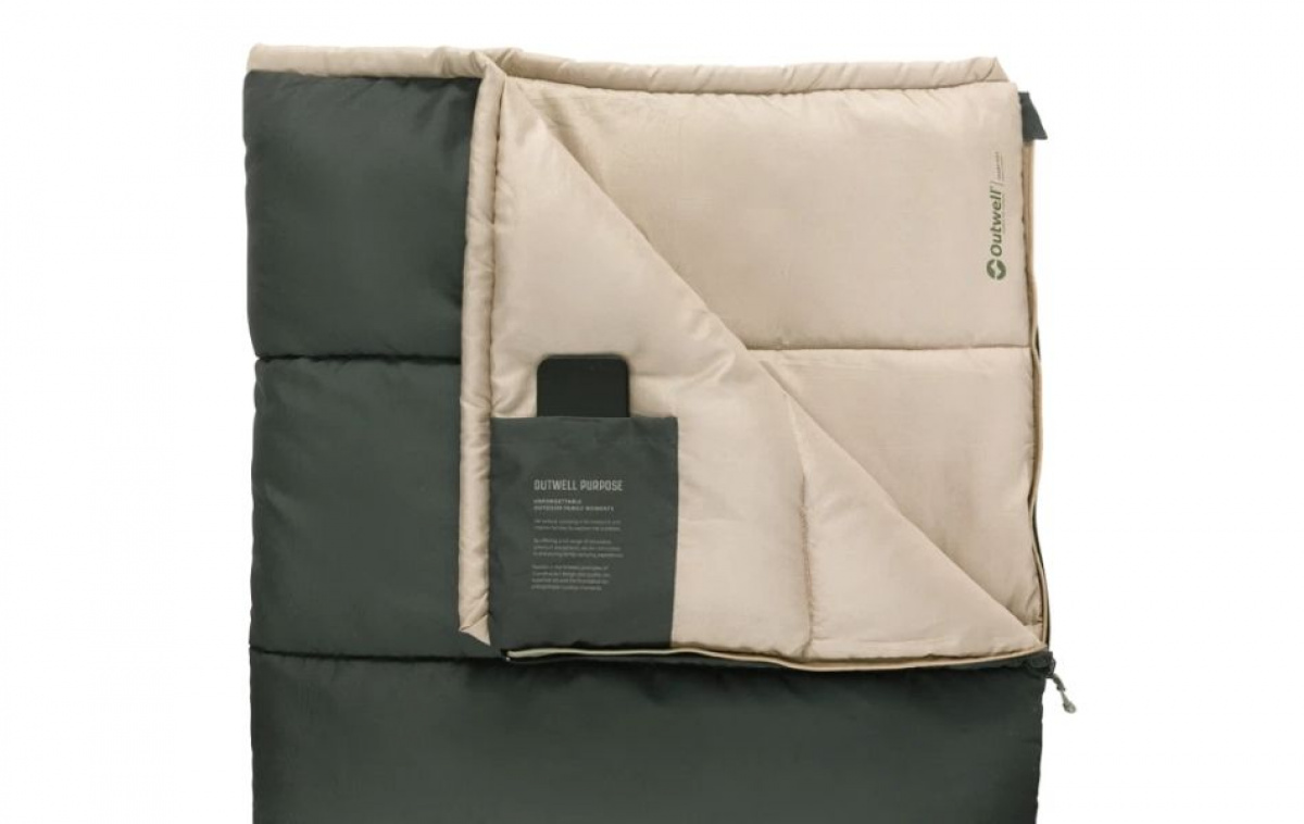 Outwell Sleeping Bag Champ Kids Forest Green in the group Outdoor / Sleeping Equipment at Campmarket (83127)