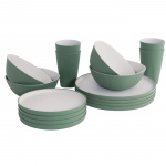 Outwell Dinner Set 16 Pieces Gala Shadow Green