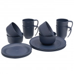 Outwell Dinner Set 16 Pieces Delish Navy Night