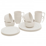 Outwell Dinner Set 16 Pieces Delish Sandstone