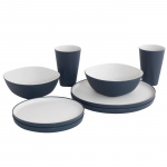 Outwell Dinner Set 8 Pieces Gala Navy Night