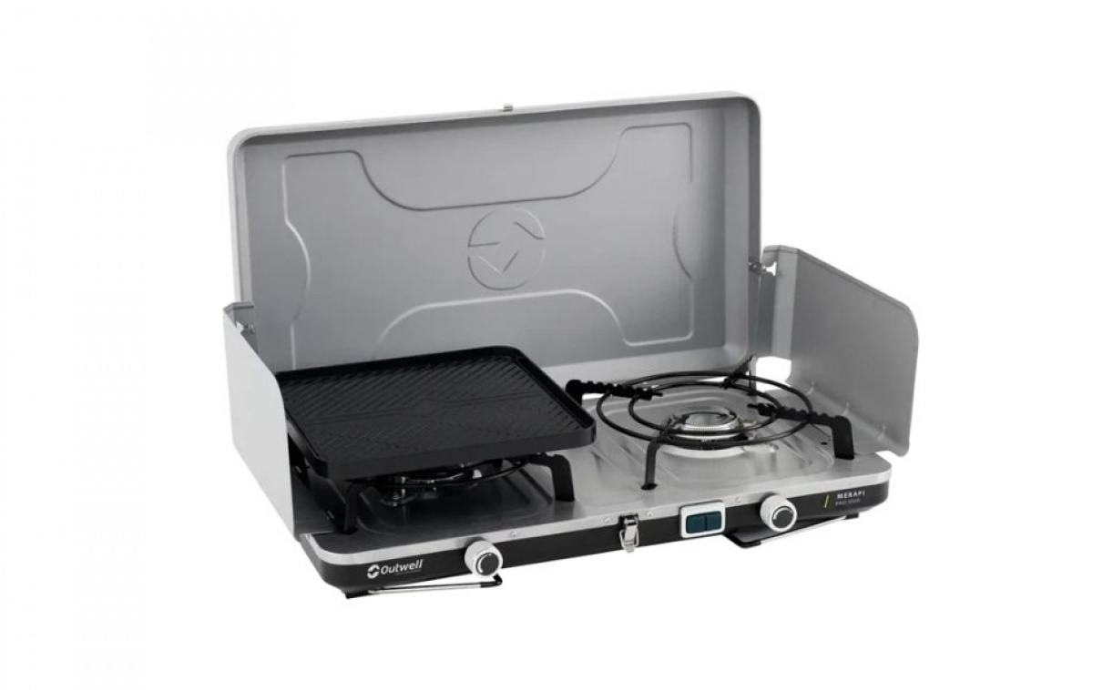 Outwell Gas Stove Merapi Pro Duo Deluxe in the group Outdoor / Camping kitchen & Cooking utensils at Campingvaruhuset i Norden AB (83169)