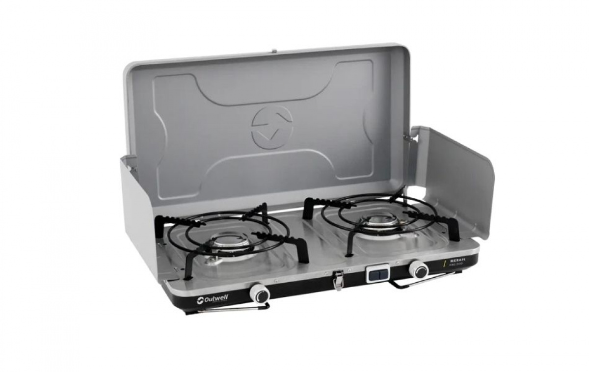 Outwell Gas Stove Merapi Pro Duo Deluxe in the group Outdoor / Camping kitchen & Cooking utensils at Campingvaruhuset i Norden AB (83169)