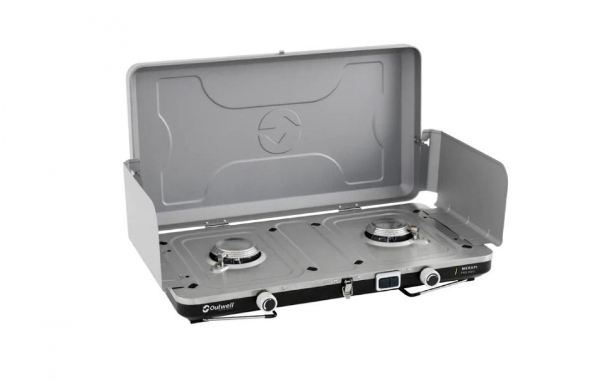 Outwell Gas Stove Merapi Pro Duo Deluxe in the group Outdoor / Camping kitchen & Cooking utensils at Campingvaruhuset i Norden AB (83169)