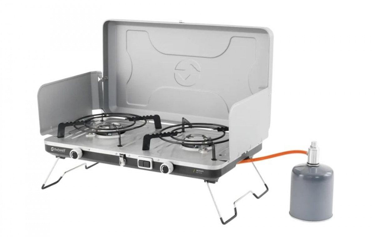 Outwell Gas Stove Merapi Pro Duo in the group Outdoor / Camping kitchen & Cooking utensils at Campingvaruhuset i Norden AB (83173)