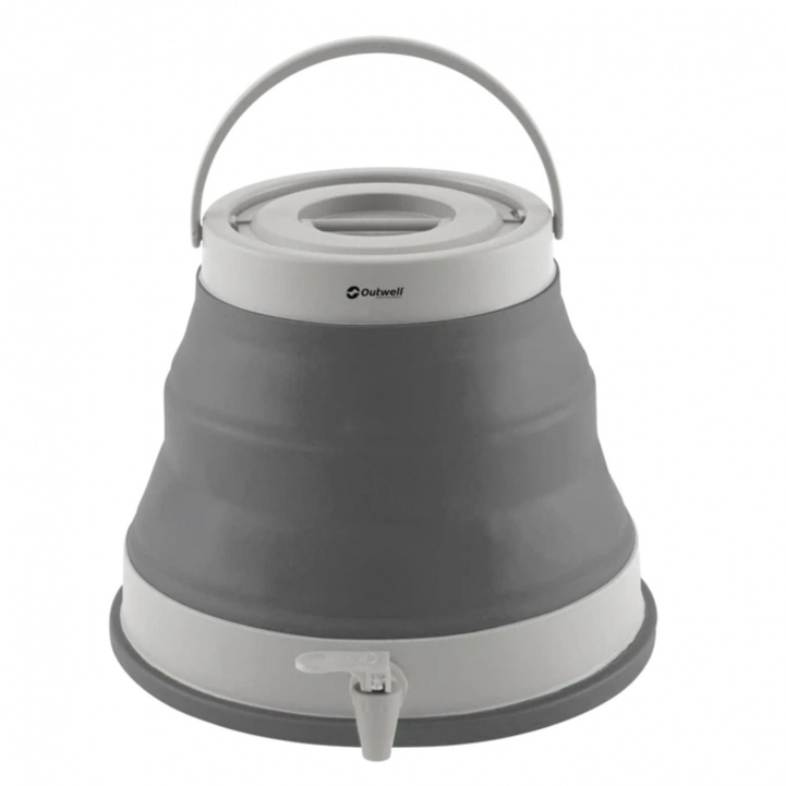 Outwell Water Carrier Foldable 12 L Grey Mist in the group Water & Sanitation / Water / Water container / Collapsible water containers at Campmarket (83178)
