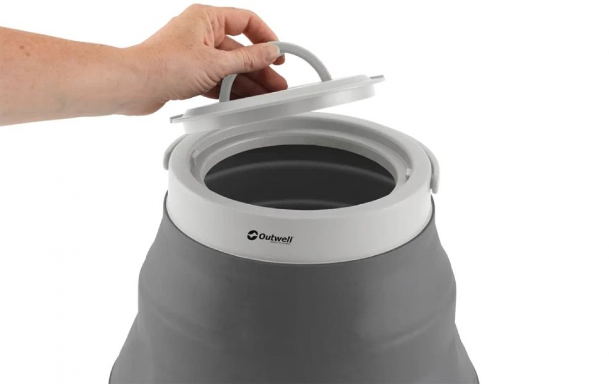 Outwell Water Carrier Foldable 12 L Grey Mist in the group Water & Sanitation / Water / Water container / Collapsible water containers at Campmarket (83178)