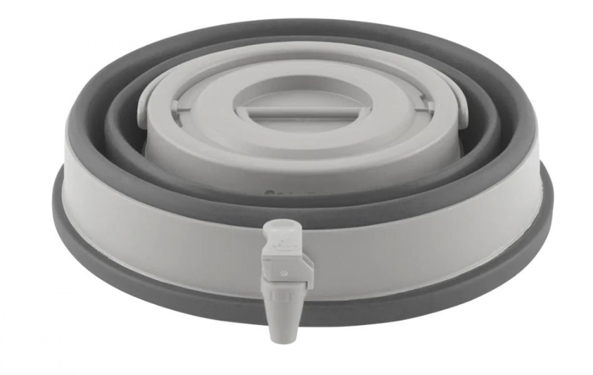 Outwell Water Carrier Foldable 12 L Grey Mist in the group Water & Sanitation / Water / Water container / Collapsible water containers at Campmarket (83178)