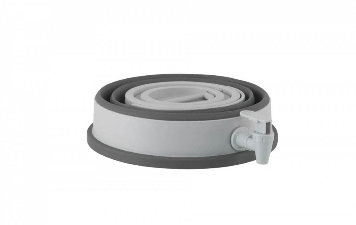 Outwell Water Carrier Foldable 6 L Grey Mist in the group Water & Sanitation / Water / Water container / Collapsible water containers at Campmarket (83180)