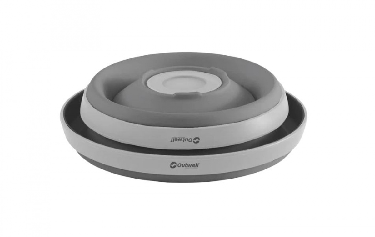 Outwell Bowl Set Foldable Grey Mist in the group Household & Kitchen / Serving / Bowls at Campingvaruhuset i Norden AB (83181)