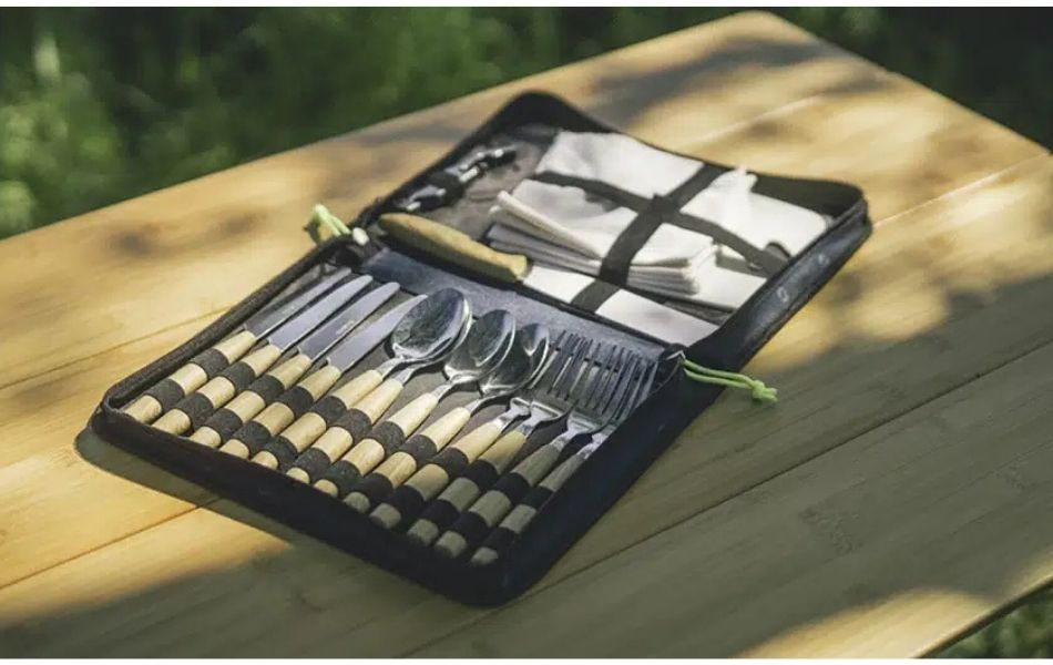 Outwell Pouch Besteck Set – Kompaktes Outdoor-Besteck Für Bergsport & Camping – Leicht & Praktisch