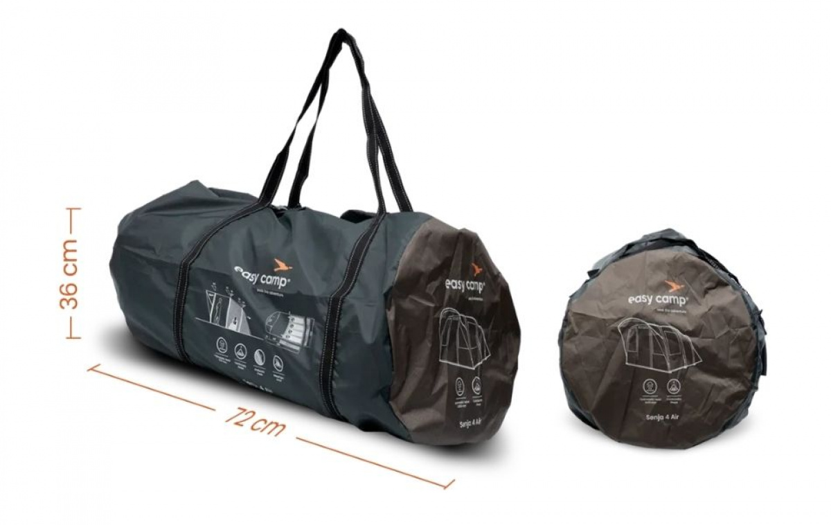 Easy Camp Senja 4 Air in the group Outdoor / Camping tent at Campingvaruhuset i Norden AB (83191)