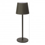 Table Lamp Gray-Brown Rechargeable