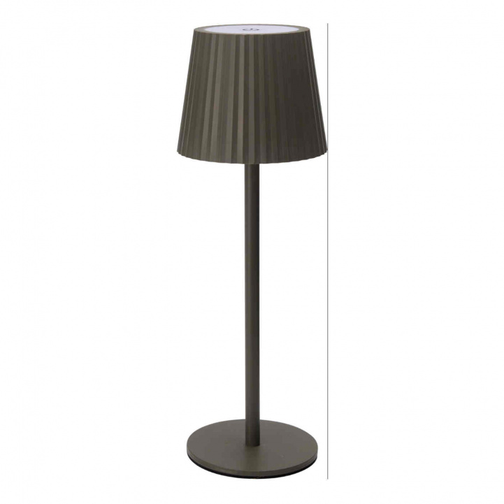 Table Lamp Gray-Brown Rechargeable in the group Home & Interior at Campingvaruhuset i Norden AB (83228)