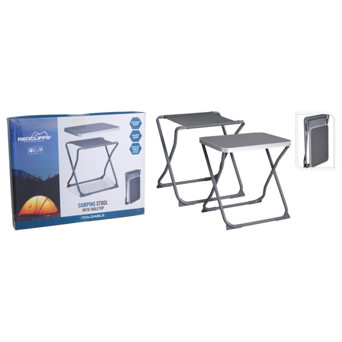 Folding Chair with Seat in the group Camping furniture / Camping chairs / Folding chairs at Campingvaruhuset i Norden AB (83266)