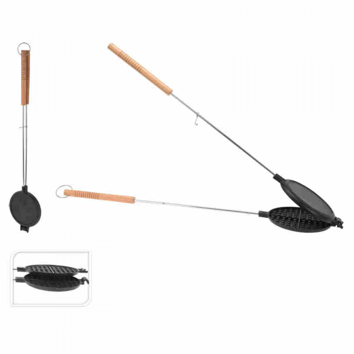 Waffle Iron in the group Outdoor / Camping kitchen & Cooking utensils at Campingvaruhuset i Norden AB (83301)