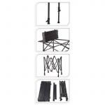 Camping Table 95x55cm Height 50-80cm