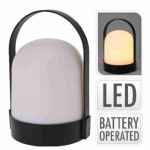 Table Lamp Black Battery-Operated