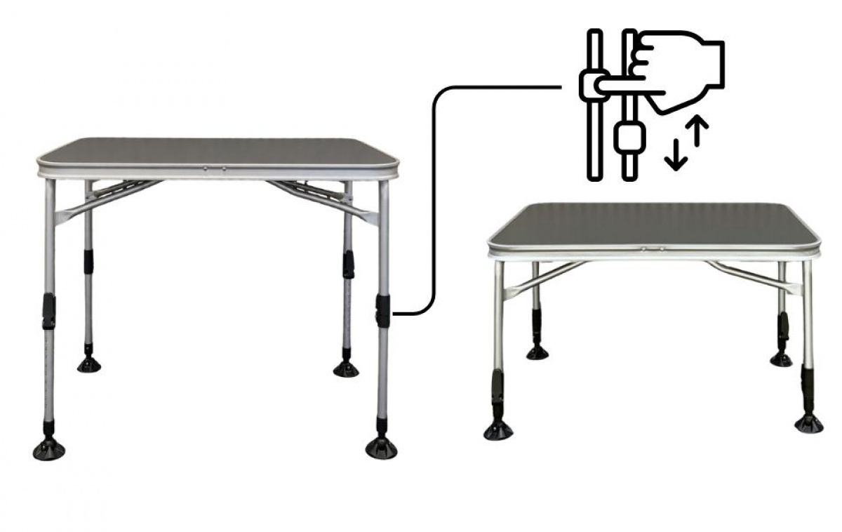 Camping Table 80x60 Sigrid Foldable in the group Camping furniture / Camping table at Campmarket (83509)