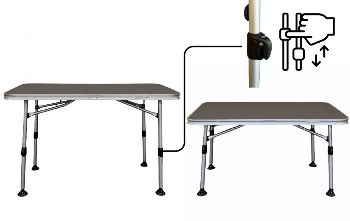 Camping Table 115×70 Halvard Foldable in the group Camping furniture / Camping table at Campingvaruhuset i Norden AB (83510)