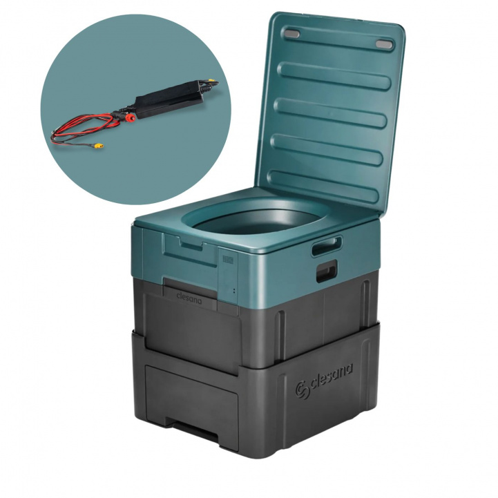 Clesana X1 ProCharge Portable Waterless Toilet in the group Water & Sanitation / Toilet / Camping toilet / Waterless Toilets at Campmarket (83515)