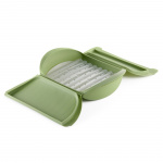 Microwave Steamer with Plate for 4 People