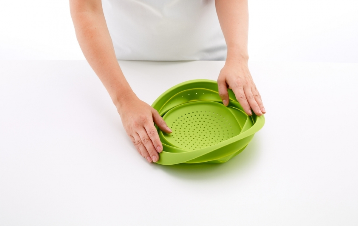 Foldable Silicone Colander in the group Household & Kitchen / Kitchen accessories / Kitchen utensils at Campingvaruhuset i Norden AB (83566)