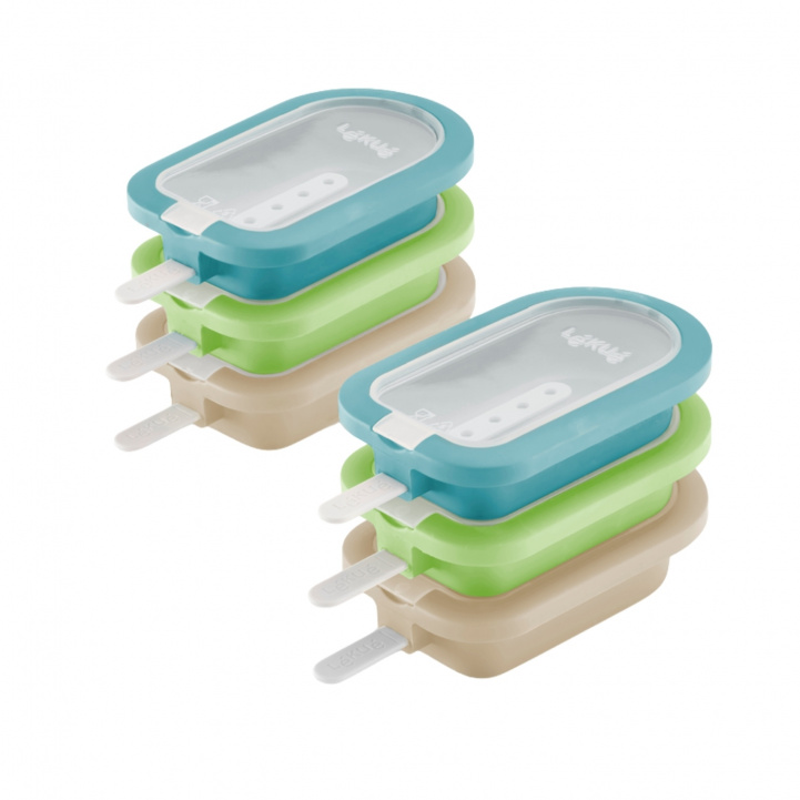 Set of 6 Ice Cream Molds in Southern European Design in the group Household & Kitchen / Kitchen accessories / Kitchen utensils at Campingvaruhuset i Norden AB (83568)