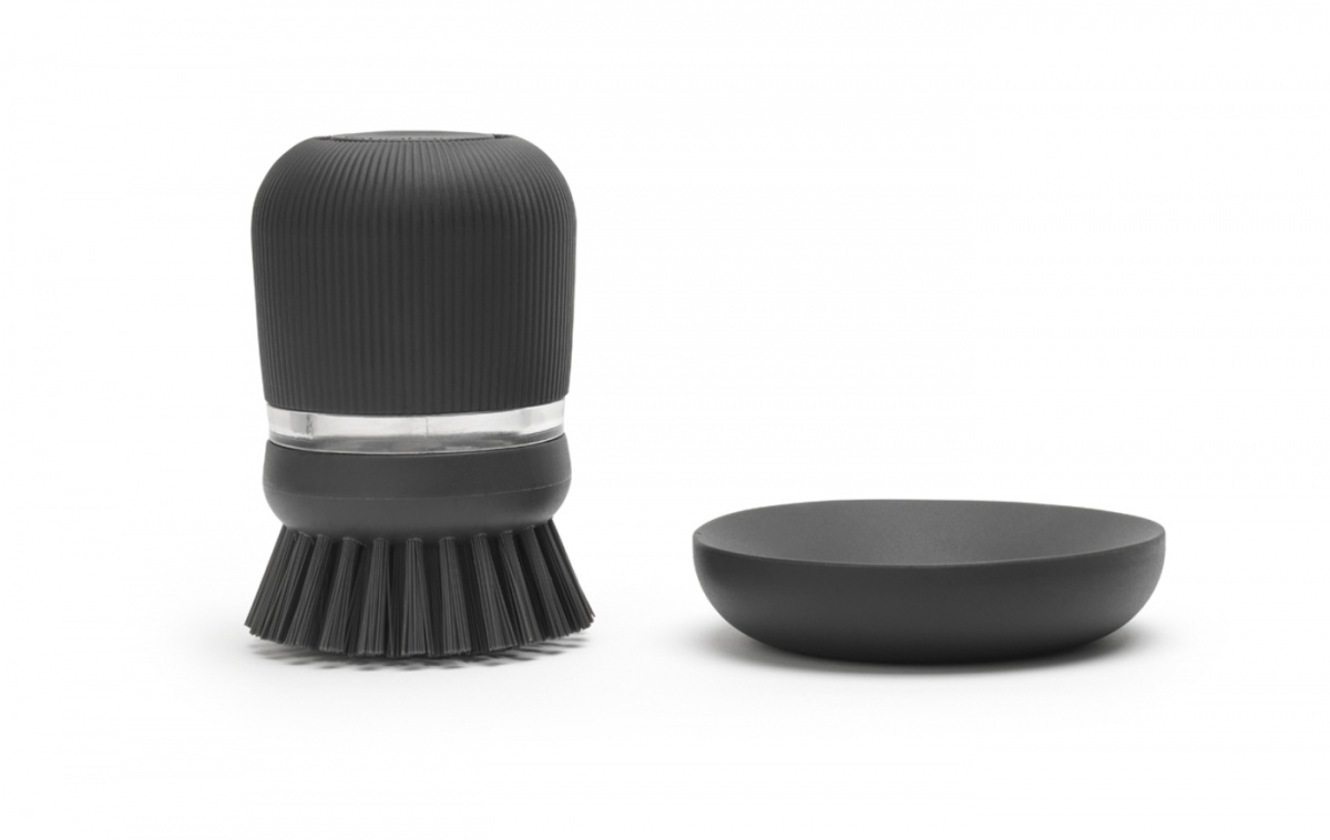 Dish Soap Dispenser with Brush in the group Household & Kitchen / Laundry, Cleaning & Dishes / Dish brushes at Campingvaruhuset i Norden AB (83576)