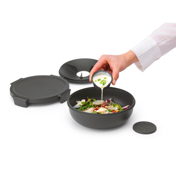 Salad Bowl Plastic 1.3L in the group Household & Kitchen / Kitchen accessories / Food & Pantry Storage at Campingvaruhuset i Norden AB (83587)