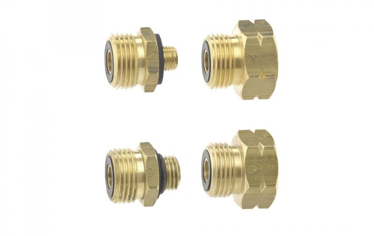 Europe gas adapter set in the group Caravan & Motorhome / Gas and Accessories / Gas connections at Campingvaruhuset i Norden AB (83722)