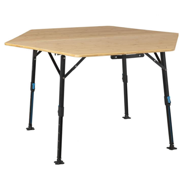 DEFA Hexagon Table Bamboo 120x70 cm in the group Camping furniture / Camping table at Campmarket (83774)