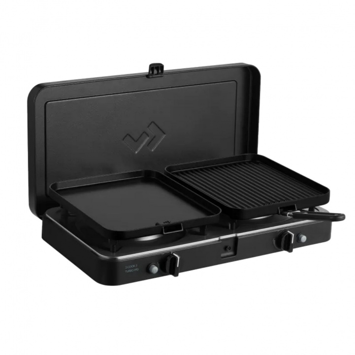 Cadac Gas Stove 2-Cook Turbo FFD Deluxe in the group Household & Kitchen / Kitchen appliances / Gas stove at Campingvaruhuset i Norden AB (83819)