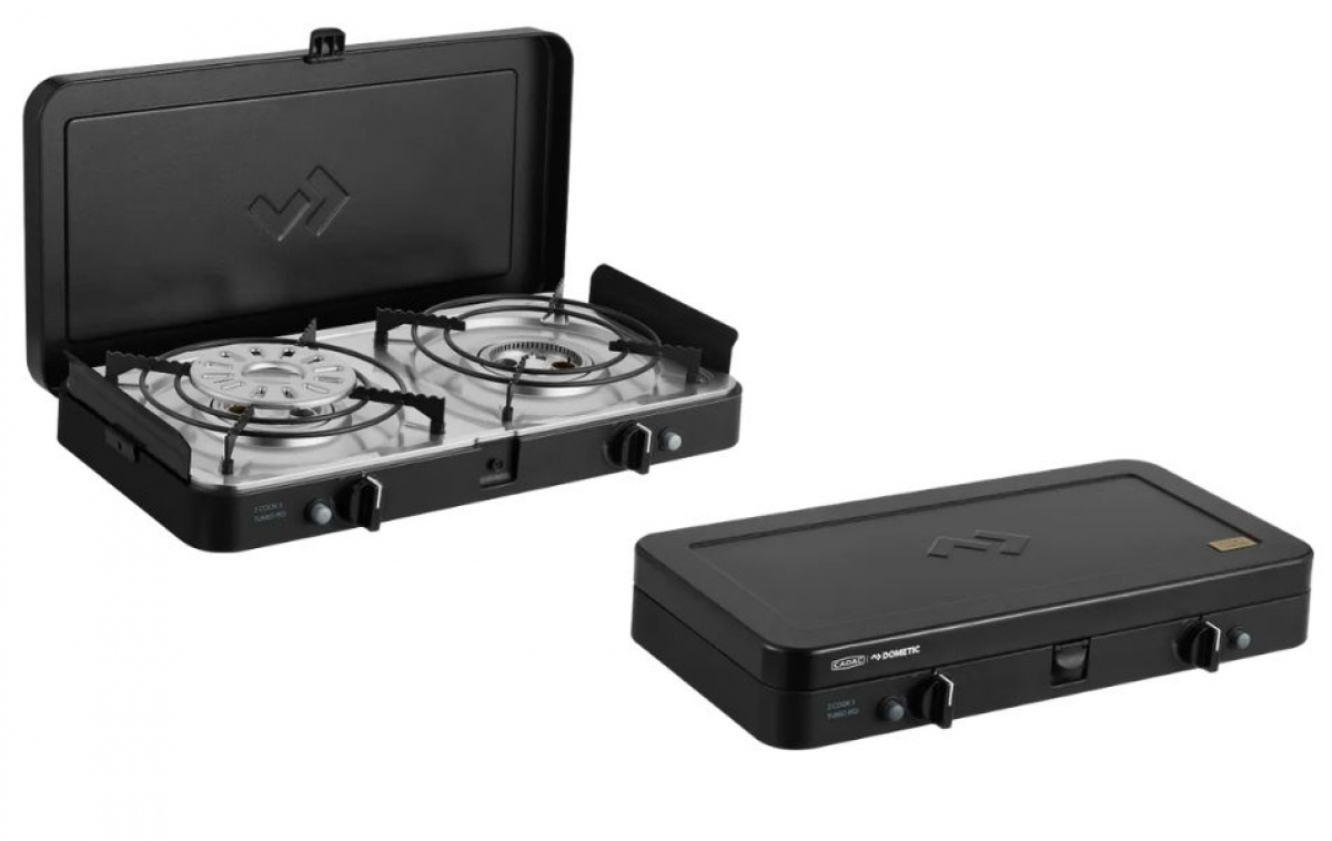 Cadac Gas Stove 2-Cook Turbo FFD Deluxe in the group Household & Kitchen / Kitchen appliances / Gas stove at Campingvaruhuset i Norden AB (83819)