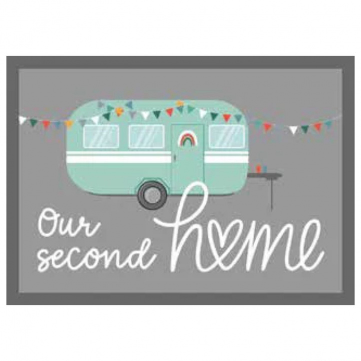 Doormat Our Second Home Beige in the group Home & Interior / Doormats at Campmarket (83826)